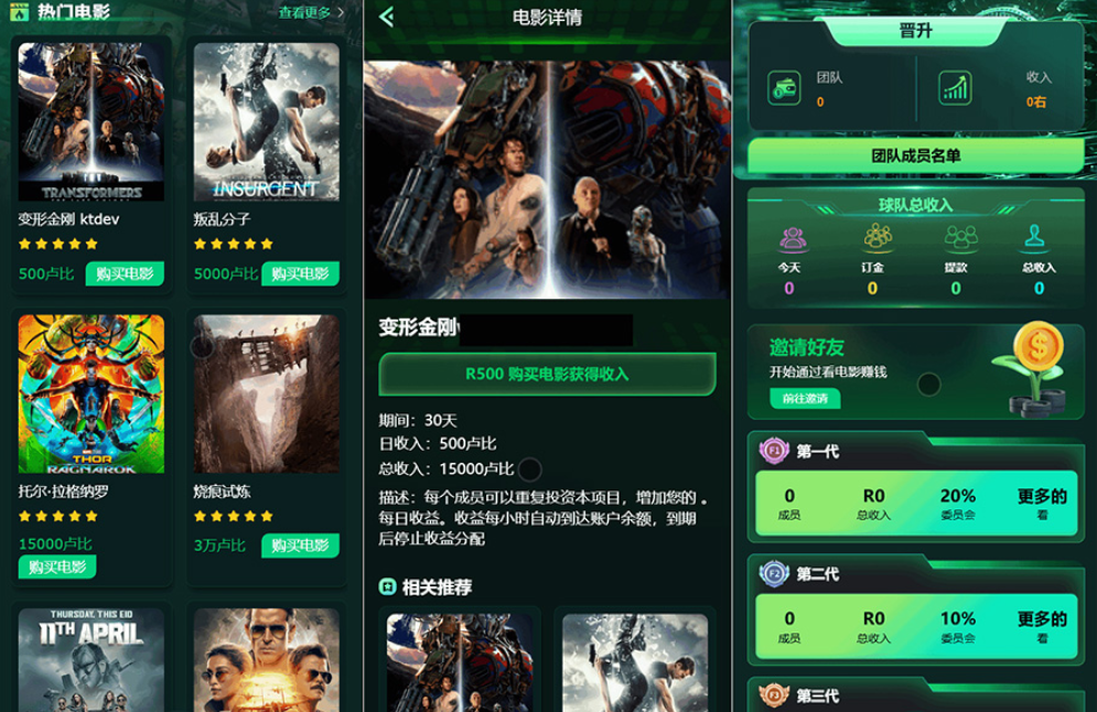 Flickiri Fun海外电影投资理财源码 电影投资正规平台 影视理财类源码-夜猫资源俱乐部
