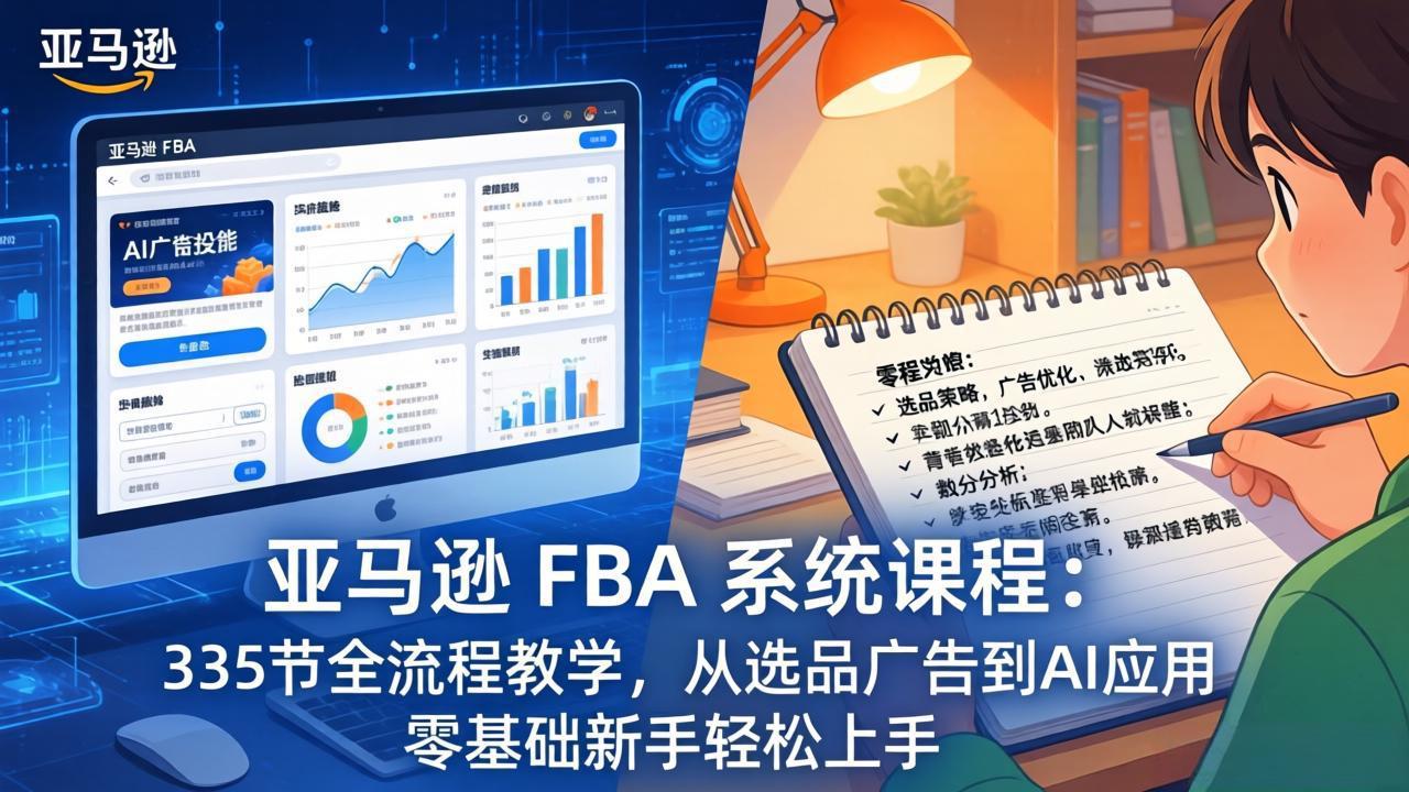 亚马逊 FBA 系统课程(更新26年3月-夜猫资源俱乐部