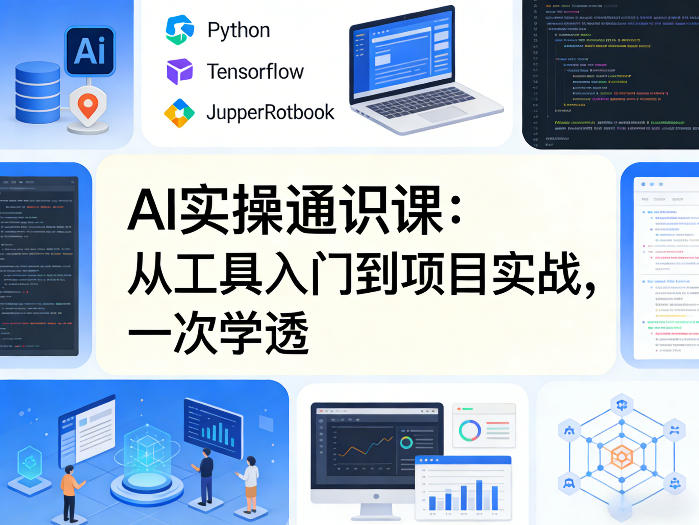 AI实操通识课，从工具入门到项目实战，一次学透-夜猫资源俱乐部