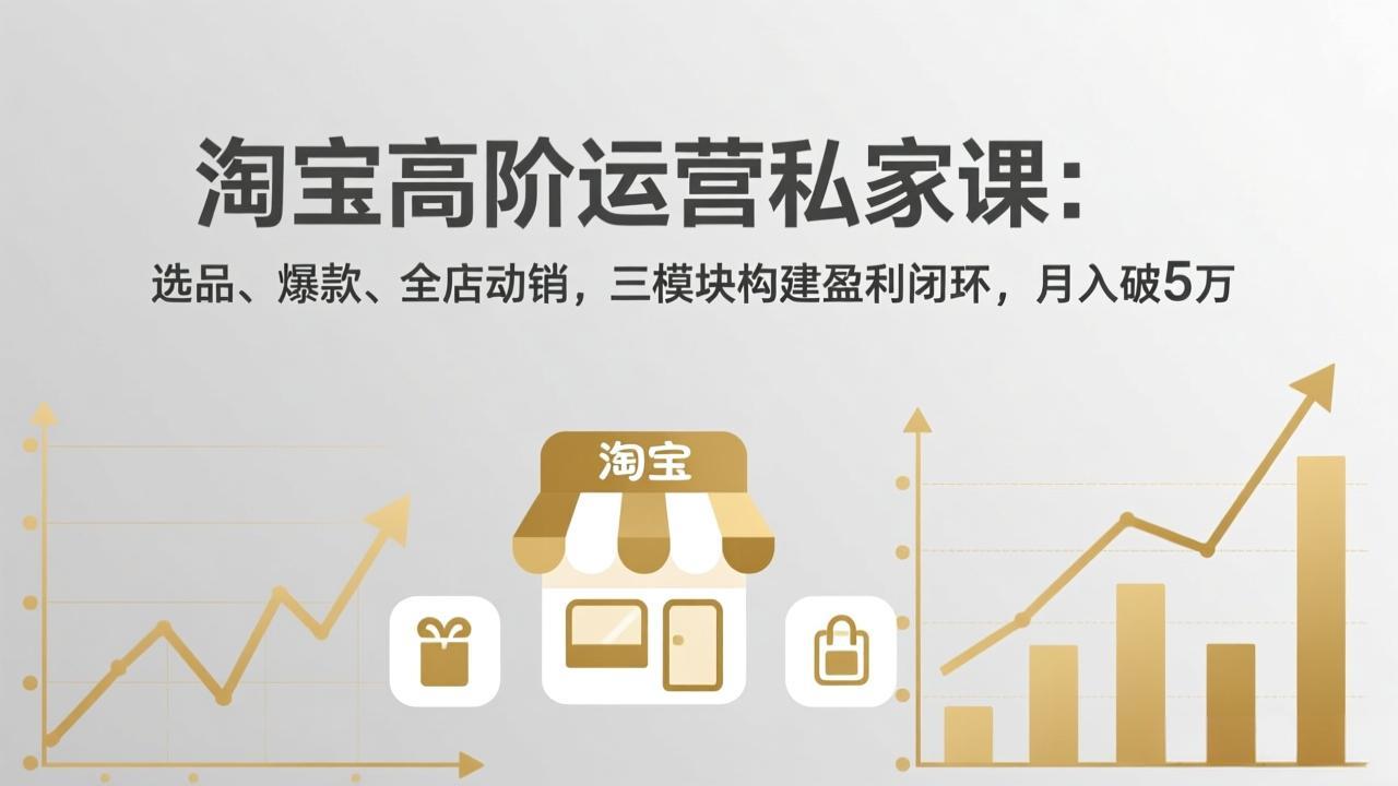 淘宝高阶运营私家课(更新26年4月-夜猫资源俱乐部