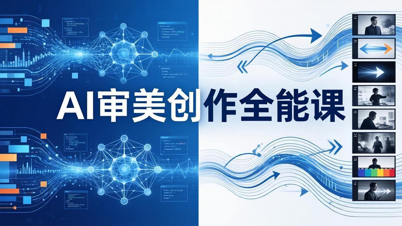 AI审美创作全能课：MJ+Seedance+模型训练+影视分镜+编剧，一站式掌握AI艺术创作-夜猫资源俱乐部